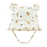 Tiger Cotton Baby Summer Hats 3-12M