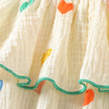 Baby Girl Soft Cotton Rompers Hat Set