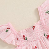 Baby Girl Cherry Summer Outfit