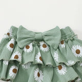 Daddy's Girl Pink Green Baby Clothes Sets