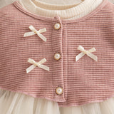 Autumn Toddler Baby Girl Pink Dress