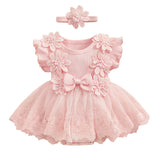 Baby Girl Summer Dress and Headband-Elite Outlet Store