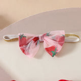 Newborn Baby Girls Strawberry Dress Set