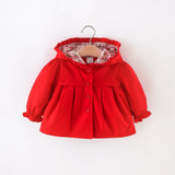 Baby Girls Toddler Hooded Jackets