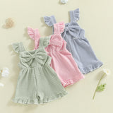 Toddler Baby Girls Striped Summer Jumpsuits