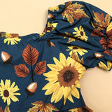 Baby Girls Sunflower Summer Dress