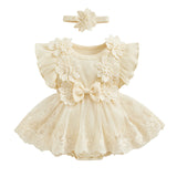 Baby Girl Summer Dress and Headband-Elite Outlet Store