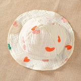 Baby Girl Soft Cotton Rompers Hat Set