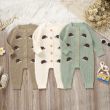 Baby Knitted Winter Hedgehog Jumpsuits