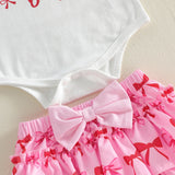 Baby Girl Mothers Day Outfit 4 Pcs Set