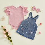 Baby Girls Infant 3Pcs Clothes Set