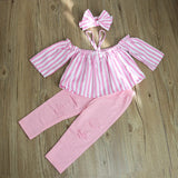 3pcs Sweet Girl Clothes Set 1-7Y-Elite Outlet Store