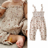 Baby Girls Floral Jumpsuits