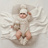 Hello World Rompers Hat Newborn Photography