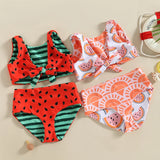 0-4 Year Toddler Girl Bikini Sets Swimsuit