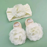 Newborn Baby Socks Headband Set