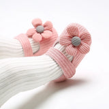 Baby Girl First Walker Flower Shoes