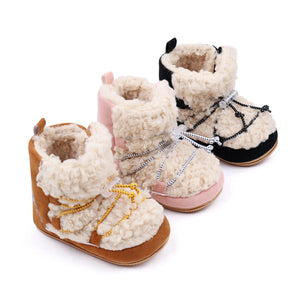 Newborn Baby Girl Snow Boots