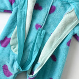 Baby Infant Fleece Horn Hooded Jumpsuit