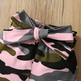 Baby Girl Camouflage Clothes Set