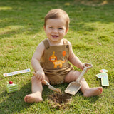 Baby Boy Birthday Embroidery Rompers
