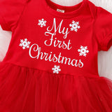 Christmas Newborn Infant Baby Girls Outfit