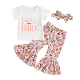 Baby Girls Daddy's Chick Clothes Set