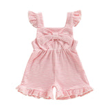 Toddler Baby Girls Striped Summer Jumpsuits