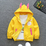 Baby Girls Toddler Rabbit Windbreaker Coat