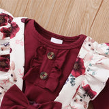 3pcs Baby Girls Cute Clothes Set