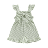 Toddler Baby Girls Striped Summer Jumpsuits
