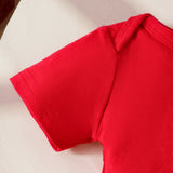 Newborn Baby Girls Strawberry Dress Set