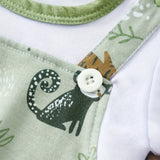 Newborn Baby Boys Zoo Bodysuit