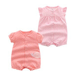 2Pcs Baby Summer Rompers Sets 0-24M