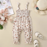 Baby Girls Floral Jumpsuits