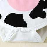 Newborn Baby Happy Cow Clothing Set