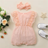 Cute Lace Romper & Headband
