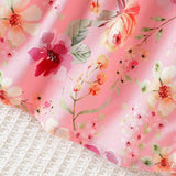 Adorable Baby Girl Pink Dress + Headband