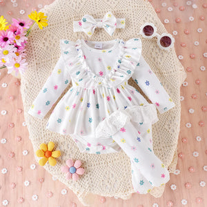 Newborn Baby Girl Autumn Clothes Set