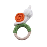 Handmade Baby Rattle Toy Teether