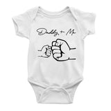 Newborn Baby Daddy and Me Rompers