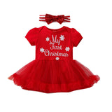 Christmas Newborn Infant Baby Girls Outfit