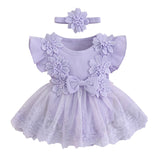 Baby Girl Summer Dress and Headband-Elite Outlet Store