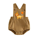 Baby Boy Birthday Embroidery Rompers