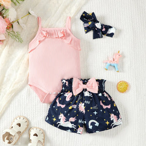 Baby Girls Unicorn Clothes Set