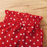 Newborn Baby Girl Polka Dot Summer Outfit Set