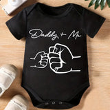 Newborn Baby Daddy and Me Rompers