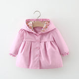 Baby Girls Toddler Hooded Jackets