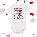 Newborn Baby Girl Bodysuit Daddy's Girl