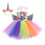 Baby Girls Rainbow Unicorn Tutu Dresses-Elite Outlet Store